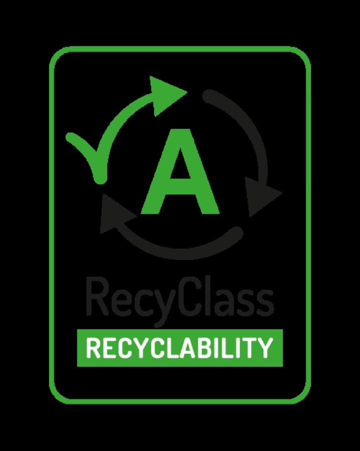 RecyClass 재활용성 A등급 인증 마크